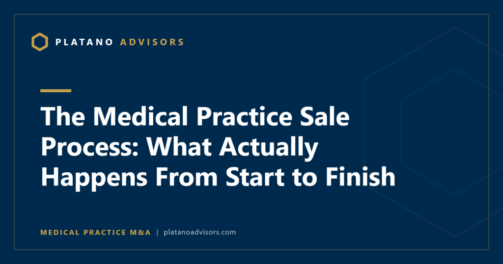 The Medical Practice Sale Process: What Actually Happens From Start to Finish
